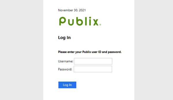 publix.org login page